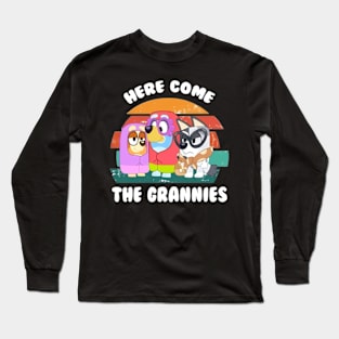 Here come the grannies - Retro Long Sleeve T-Shirt